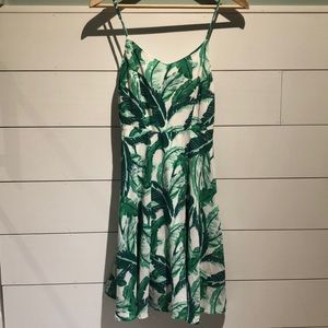 Palm leaf dress - XS